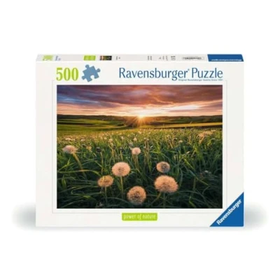 Image de Ravensburger Puzzle 500 Pieces Pissenlits Au Crépuscule Des 12 Ans De Qualité Supérieure 12000592
