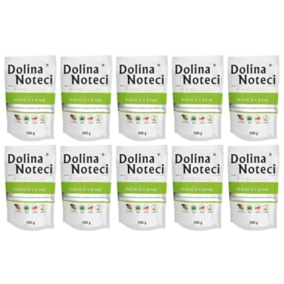 Afbeelding van 20 X 500 g Dolina Noteci Premium Pouches Hertenvoer voor honden
