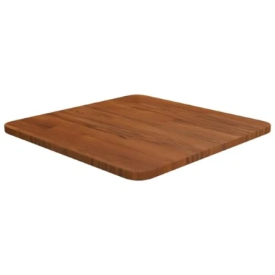 Afbeelding van Tafelblad vierkant 40x40x1,5cm behandeld eiken donkerbruin