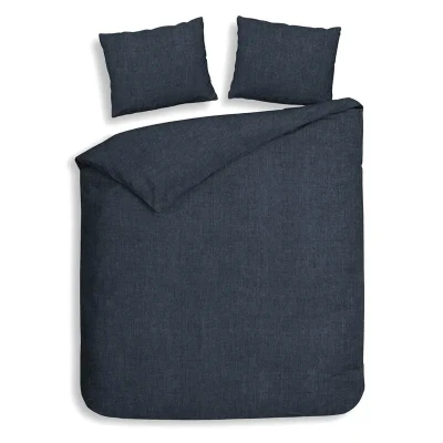 Afbeelding van Heckett Lane Dekbedovertrek Franela Blue Horizon 240 x 200/220