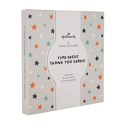 Afbeelding van Hallmark 10 bedankkaarten in 5 moderne designs