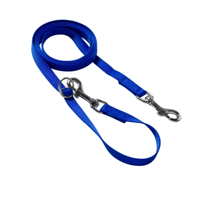 Afbeelding van Adori Vario Looplijn Nylon Blauw Hondenriem 110 190x2.5 cm
