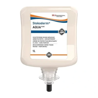 Afbeelding van DEB STOKO Stokoderm Aqua PURE huidbeschermingscrème (patroon 1L) SAQ1L