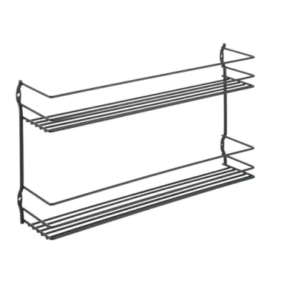 Afbeelding van Metaltex Pepito Kruidenrek 2 Etages 36x8x19 cm Zwart