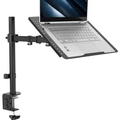 Afbeelding van VIVO Laptopbureaustandaard volledig verstelbare verlenging met C klem (STAND V001L)