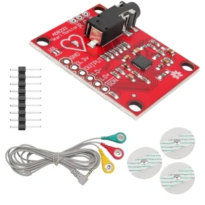 Afbeelding van GERUI ECG module AD8232 meting, hartslagsensor, bewakingssensorset voor Arduino