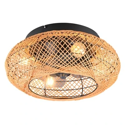 Afbeelding van REALITY LILLESAND Ventilator Naturel excl. 4x E27 4W