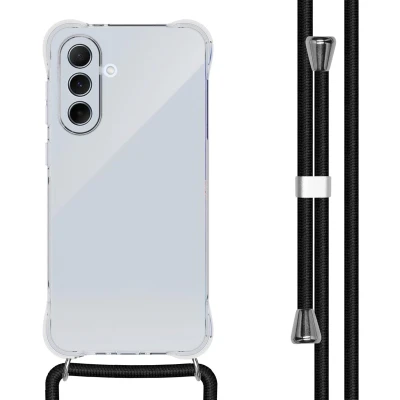 Afbeelding van imoshion Hoesje Geschikt voor Samsung Galaxy A56 Backcover met koord Zwart