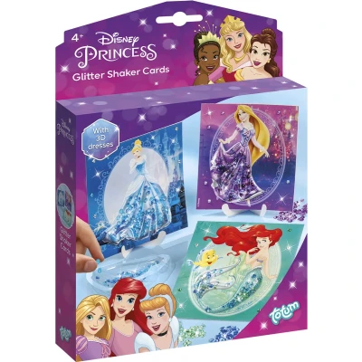 Afbeelding van Totum Disney Princess Glitter Shaker Kaarten Maken