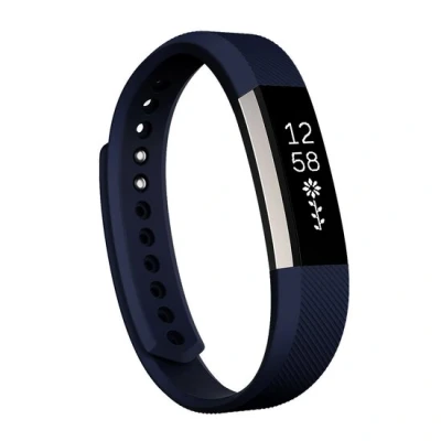 Afbeelding van Fitbit Alta siliconen bandje, Maat: Large, Lengte: 22CM Donker blauw