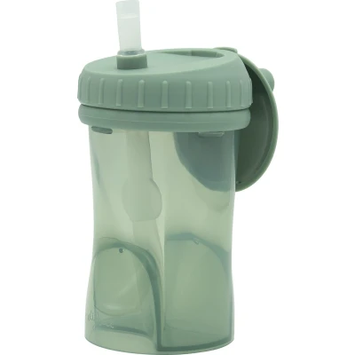 Afbeelding van Difrax Rietjesbeker antilek 250 ml Groen