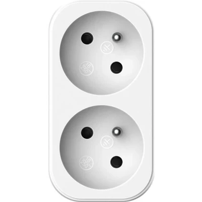 Afbeelding van Biplite QUARX 2P 16A Wit en lichtgrijs, NF conform