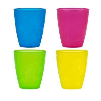 Afbeelding van Nuby Open Drinkbeker Set 4 stuks 300 ml