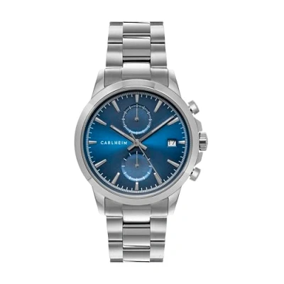 Afbeelding van Carlheim Storm Chronograaf silverblue, Heren, Maat: One Size, Silver blue