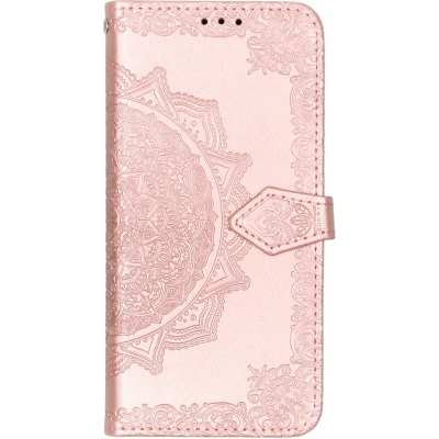 Afbeelding van Hoesje Met Pasjeshouder Geschikt voor Huawei P30 Lite Mandala Bookcase Roze
