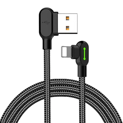 Afbeelding van Mcdodo® Button iPhone naar USB Kabel 90 Voor Lightning 3m