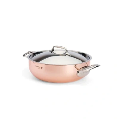Afbeelding van De Buyer Prima Matera braadpan koper/rvs 28cm conisch ind.