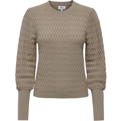 Afbeelding van ONLY Onlfaye LIFE Trui, Dames, Maat: XS, Silver mink