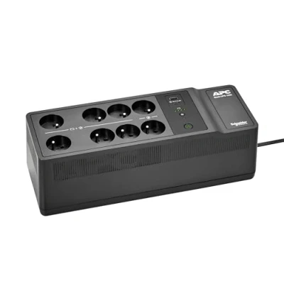 Image de APC Back UPS BE Series BE1050G2 Onduleur (montage mural / montage en surface) USB C + A CA 230 V 600 Watt 1050 VA 9 Ah connecteurs de sortie : 8 France noir