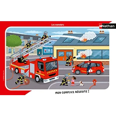Image de Puzzle 15 p Les pompiers