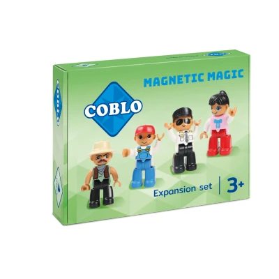 Afbeelding van Coblo Mini Figuurtjes Uitbreidingsset 4 stuks