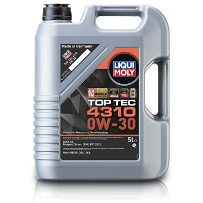 Afbeelding van Liqui Moly Top Tec 4310 0W 30 5L Motorolie 3736 PEUGEOT: Boxer Platform / Chassis, Van, 208 I Hatchback, CITROËN: Berlingo II, II Van
