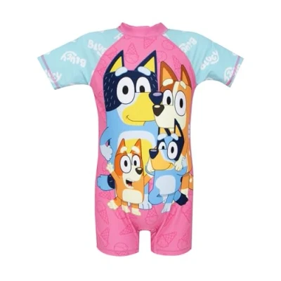Afbeelding van Bluey Badpakken Badpak voor kinderen en meisjes Eendelige meisjes, Roze