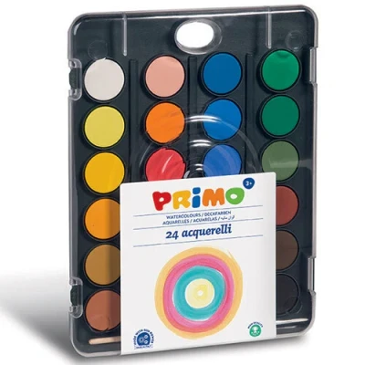 Afbeelding van Primo waterverf tablet 24 kleuren