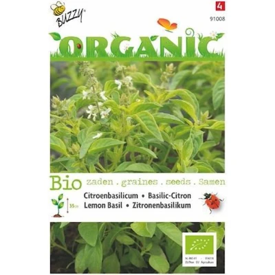 Afbeelding van Organic Basilicum Citroensmaak (BIO) Buzzy