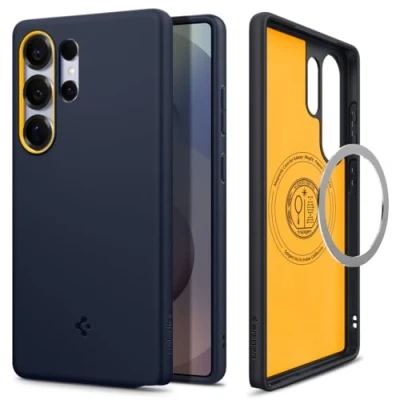 Afbeelding van Spigen Nano Pop MagFit beschermhoes compatibel met Samsung Galaxy S25 Ultra, bosbessenblauw