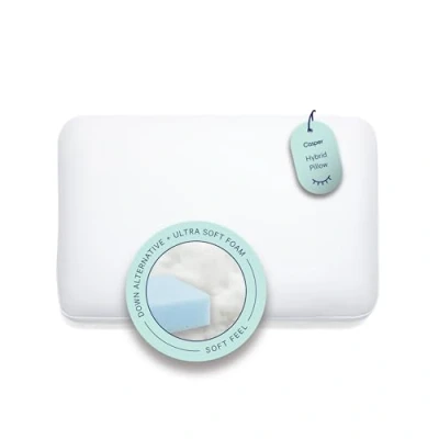 Afbeelding van Casper Sleep Hybrid Standaard Kussen Wit