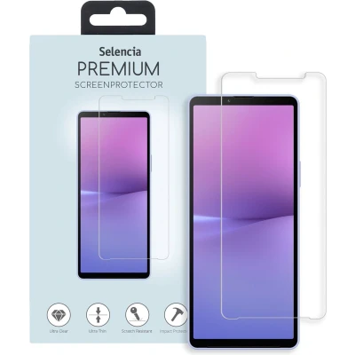 Afbeelding van Selencia Screenprotector Geschikt voor Sony Xperia 10 V Tempered Glass Gehard Glas