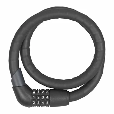Image de Abus 1360 tresor câble antivol à combinaison noir 85cm