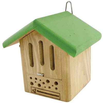 Afbeelding van Natuurmonumenten Insectenhuisje Voor Vlinders En Bijen Nestkast 18x16x18 cm