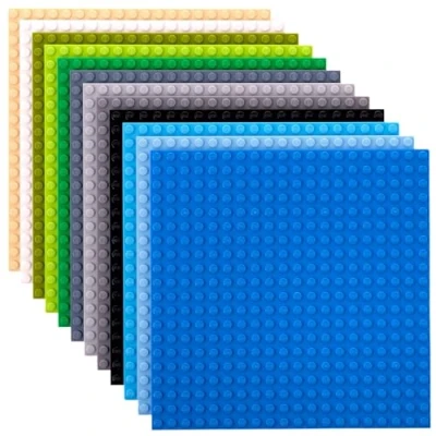 Afbeelding van Strictly Briks Klassieke bouwplaten 100% compatibel met alle grote merken om torens, tafels en meer mee te bouwen 12 kleurrijke 15 x cm