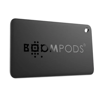 Image de Balise connectée Boompods Finder Boomcard Noir