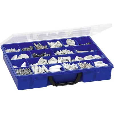 Afbeelding van Berger &amp; Schröter Assortimentskoffer (l x b h) 365 291 64 mm Aantal vakken: 18 Vaste onderverdeling Inhoud 1 stuk(s)