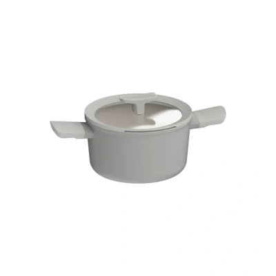 Afbeelding van LEO RECYCLED Kookpot antikleef met deksel Balance Moonmist 20cm