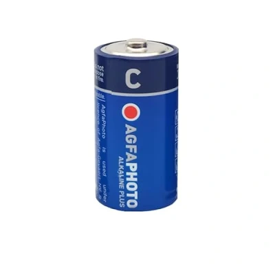 Afbeelding van AgfaPhoto Piles Alcalines Plus Baby C LR14 (1.5V, Lot de 12) Longue Durée Vie Idéales pour Appareils Ménagers, Lampes Poche, Jouets et Performance Fiable Constante