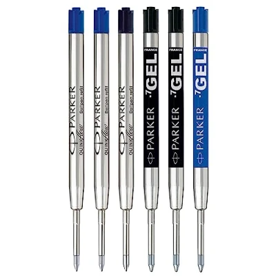 Afbeelding van Discovery navulverpakking voor Parker Jotter London: 3 Quinkflow balpenvullingen en Quink gelinktvullingen