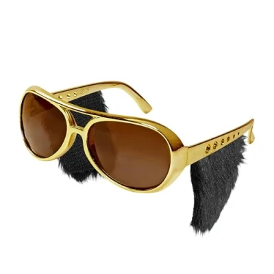 Afbeelding van Widmann Wdm6733s Rock&#039;n&#039;Roll bril met voeten, volwassenen, uniseks, goud en zwart, eenheidsmaat 6733s