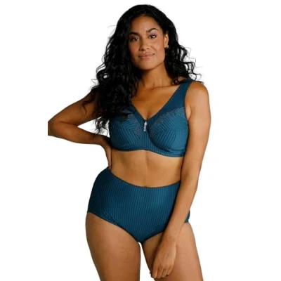 Image de Ulla Popken Entlastungs bh, Cup C g Femme Soutien gorge, Pétrole, 115E