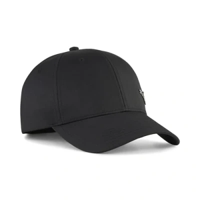 Afbeelding van Essentials Metal PUMA Cat baseballpet, Zwart
