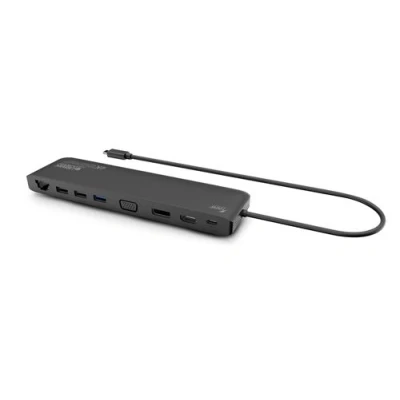 Image de Station d&#039;accueil USB Type C 4K Multi flux Urban Factory Hubee Mini Noir