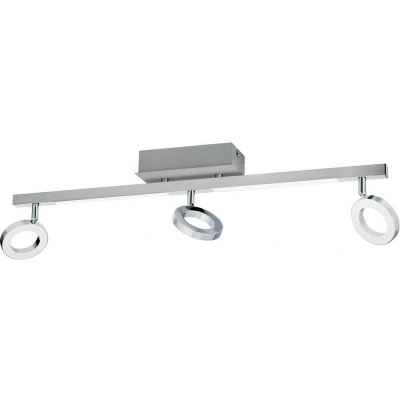 Afbeelding van EGLO Cardillio 1 Spot 5 Lichts Aluminium, Chroom Gesatineerd