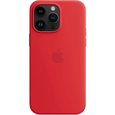 Afbeelding van Apple Magsafe Siliconen Back Cover Rood iPhone 14 Pro Max