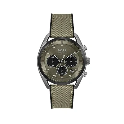 Afbeelding van BOSS TOP Chronograaf, Heren, Maat: One Size, Black