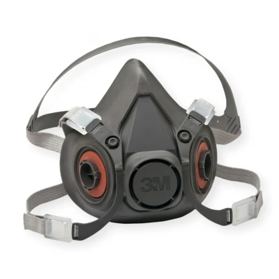 Image de 3M Demi masque 6200, taille M, 3M, Gris Convient aux l&#039;élevage d&#039;animaux