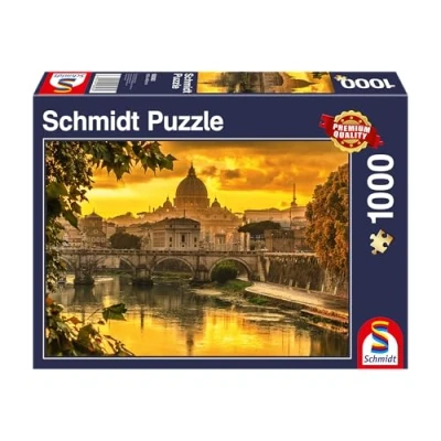 Afbeelding van Schmidt Gouden Licht Boven Rome, 1000 stukjes Puzzel 12+