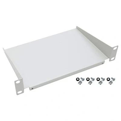 Afbeelding van HMF Rack voor serverkast 10&quot; 1 HE Diepte 150 mm Lichtgrijs